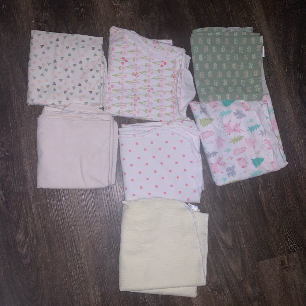 Girl Receiving Blanket Bundle